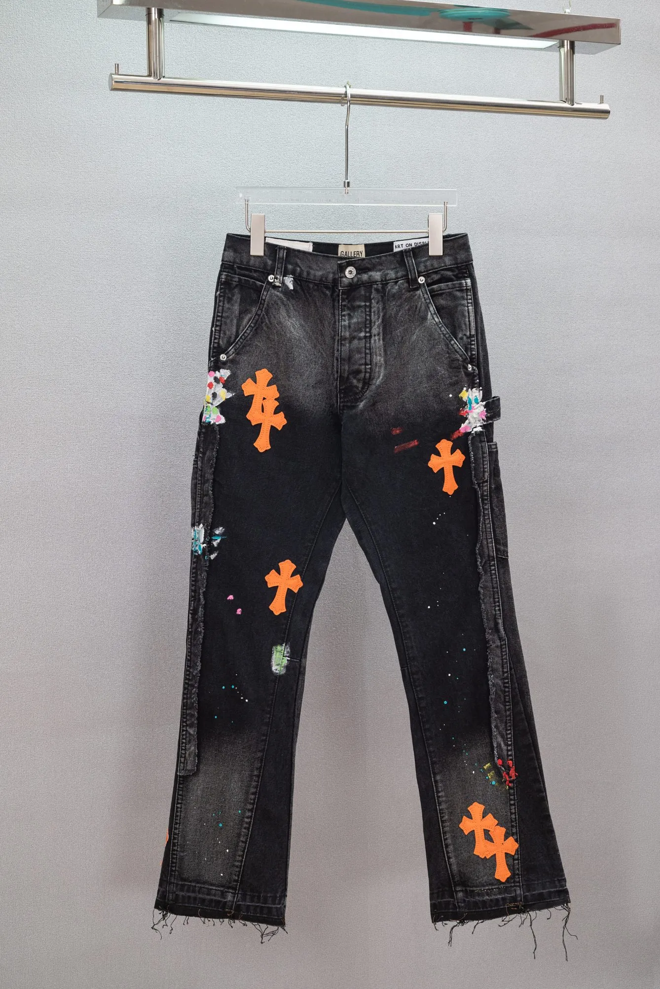:(c 059) GALLERY DEPT Vintage Vintage ， ， ， ～ Same Style Versatile Size：28-30-32-34-36 Color：Black